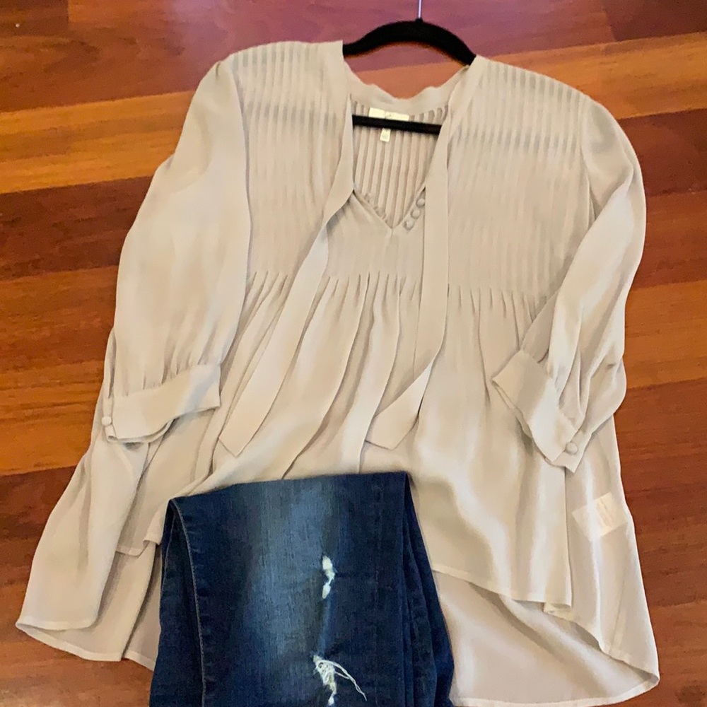 Joie small tan blouse